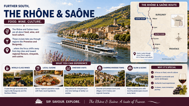 The Rhone & Saone Rivers