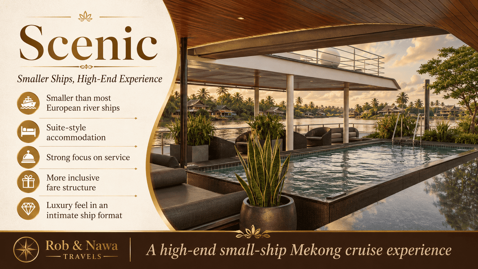 Scenic Asian river cruises