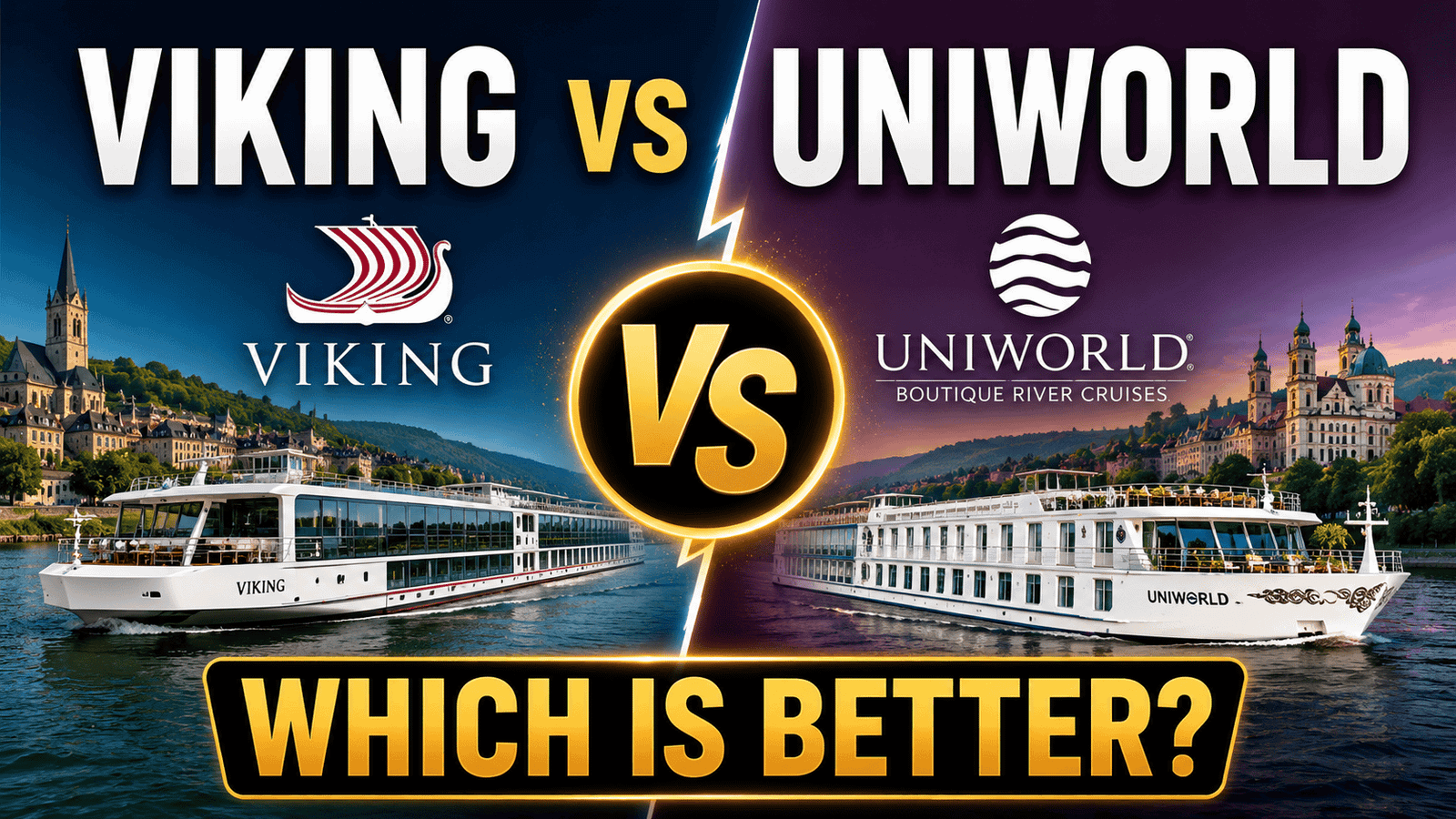 Viking versus Uniworld European river cruise comparison
