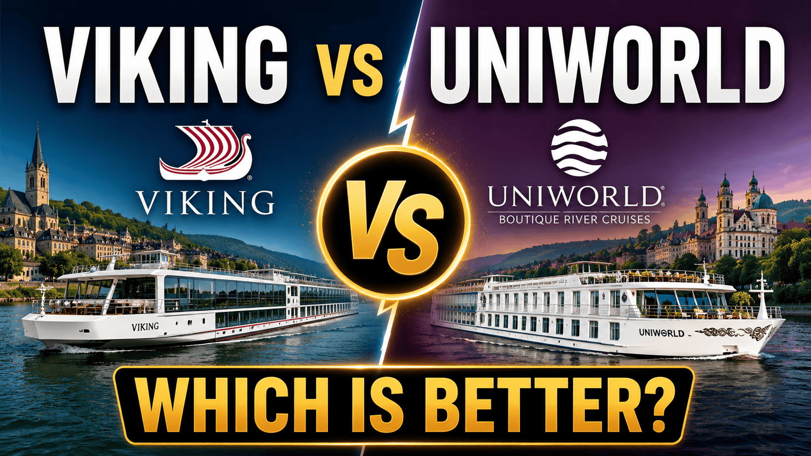 Viking versus Uniworld European river cruise comparison