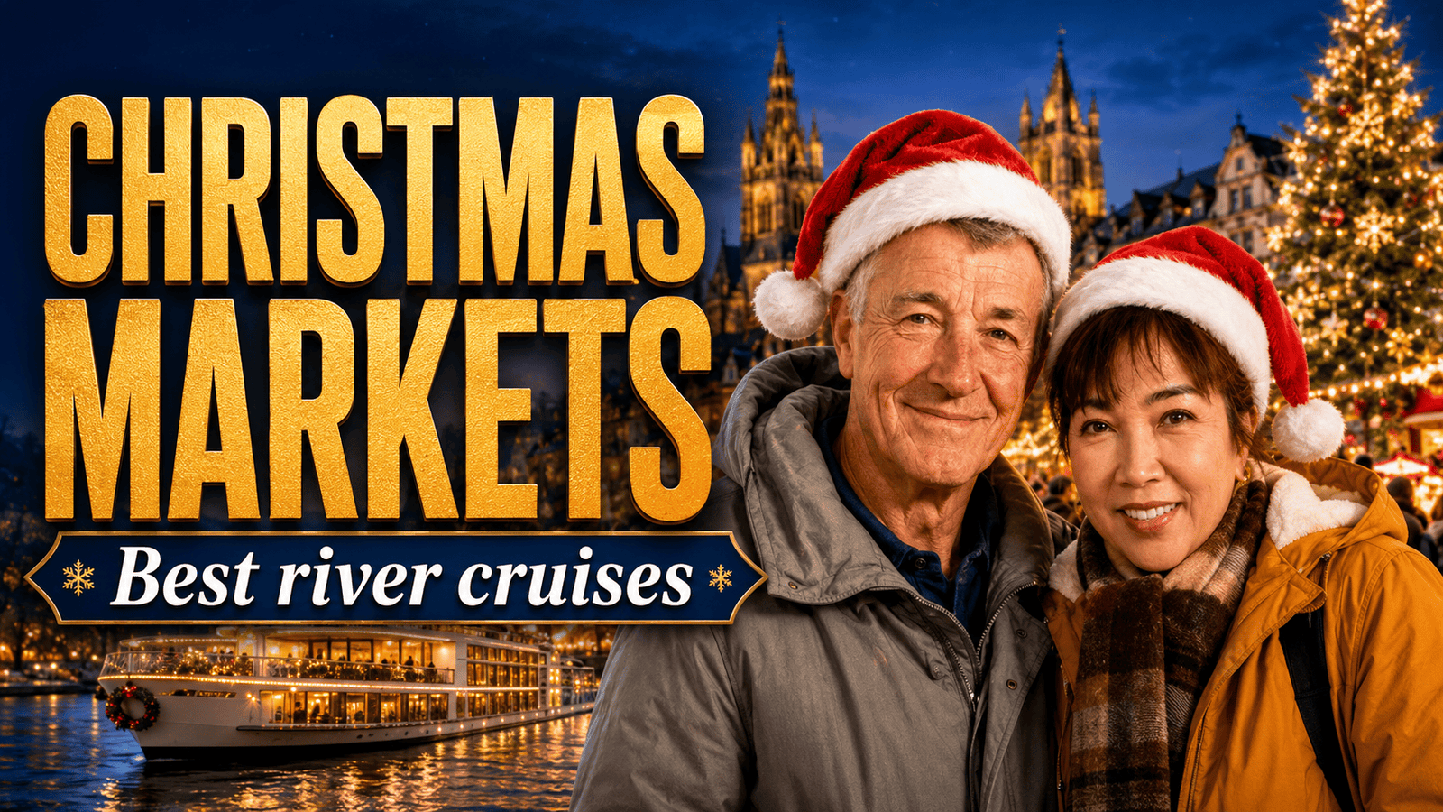 Christmas market river cruises compared across the Rhine, Danube and Southern Spain
