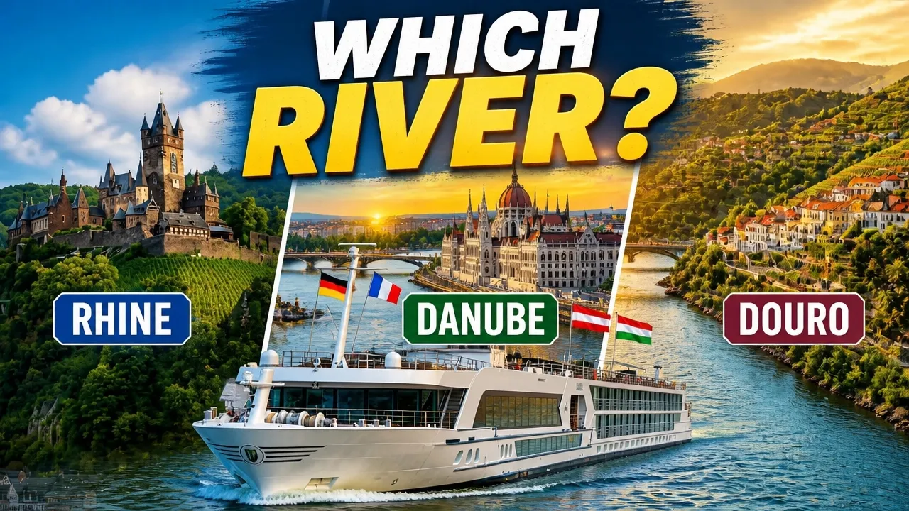 Rhine, Danube and Douro European river cruises compared